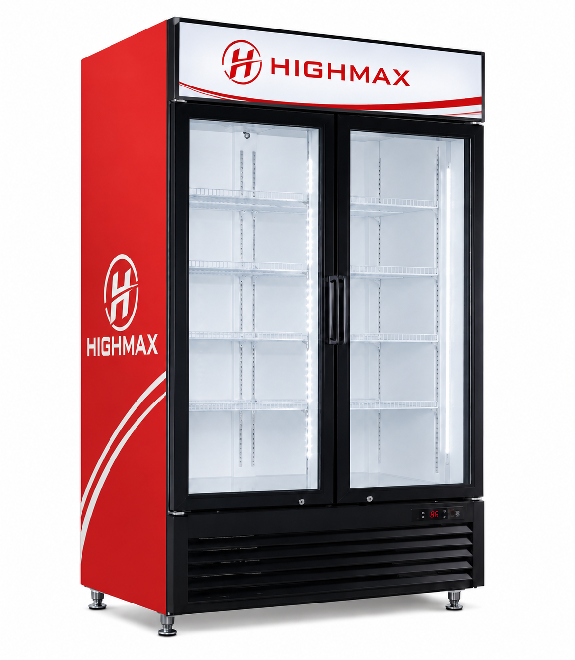 EXHIBIDOR 2 PUERTAS CLASSIC MODEL HIGHMAX Double Door Commercial Display Refrigerator - Image 1