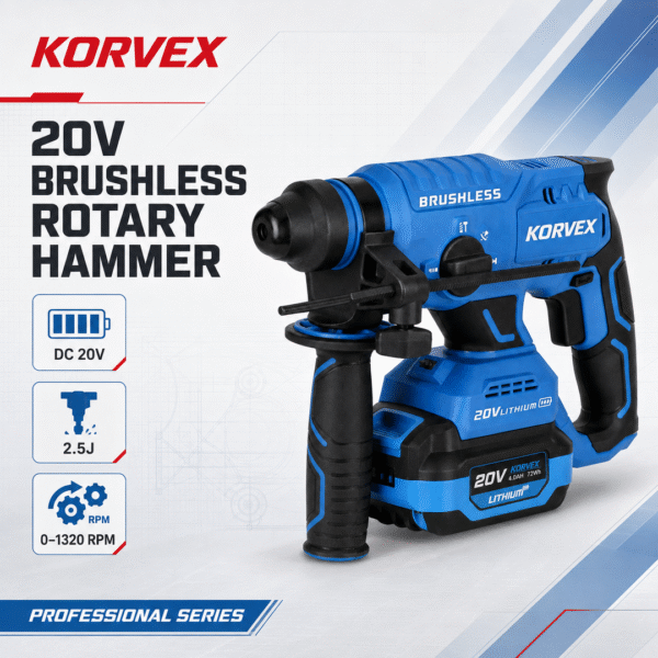 KORVEX 20V Brushless Rotary Hammer