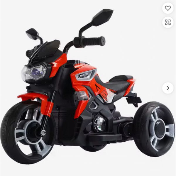 Kids’ Electric Ride-On Motorcycle with Lights and Music